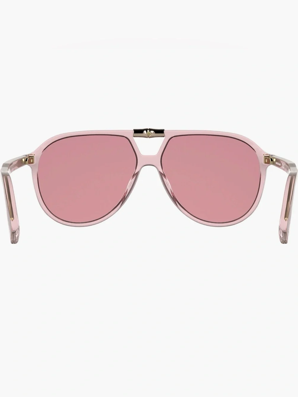 Women's Longchamp LO800S Pink Aviator Sunglasses - Stylish Pink Lenses